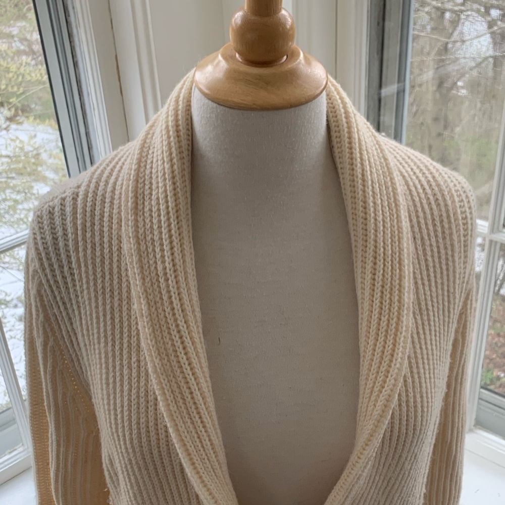 ANN TAYLOR cozy alpaca blend crossover cardigan - Picture 3 of 13